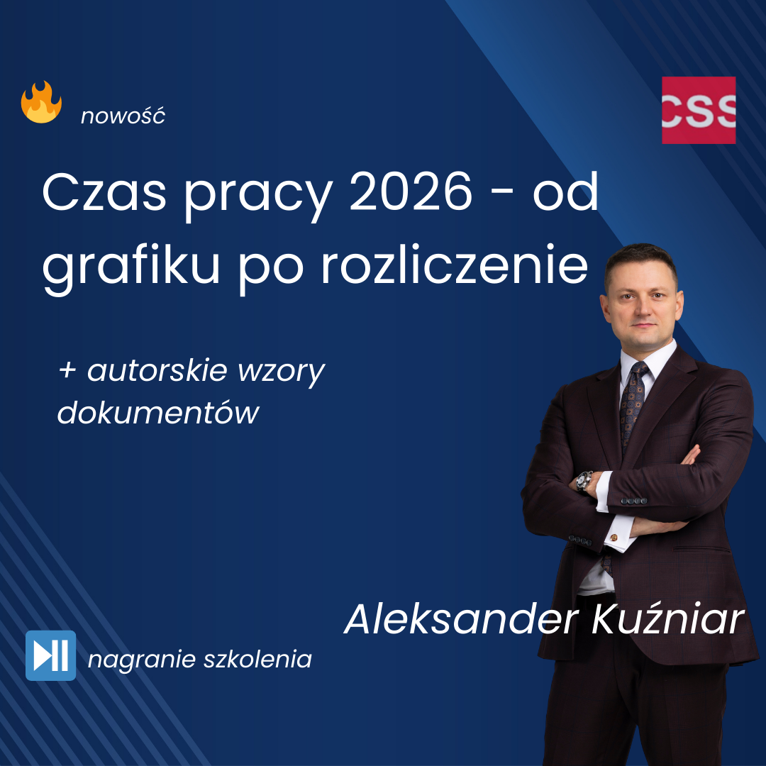 Czas pracy w 2026 r. – od grafiku po rozliczenie.