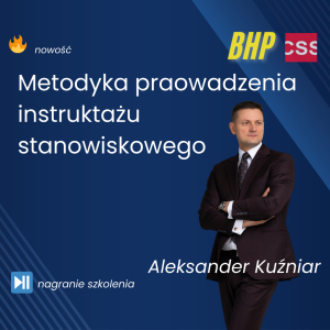 Metodyka prowadzenia instruktażu stanowiskowego