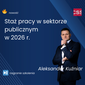 Staż pracy w sektorze publicznym w 2026 r.